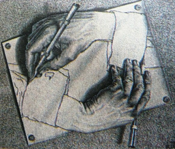 Hands by Escher